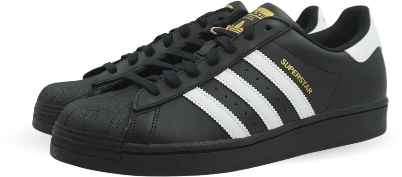 Adidas Adidas Superstar Core Black Cloud White Gold Divers