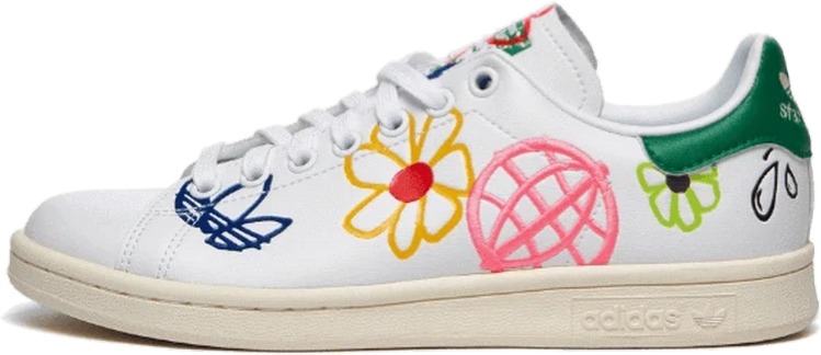 Adidas Adidas Stan Smith Primegreen Floral Wit