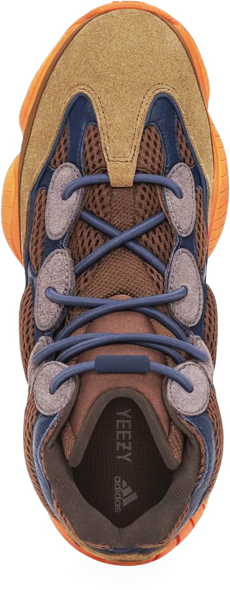 Adidas Yeezy 500 High Tactile Orange Sneakers Oranje