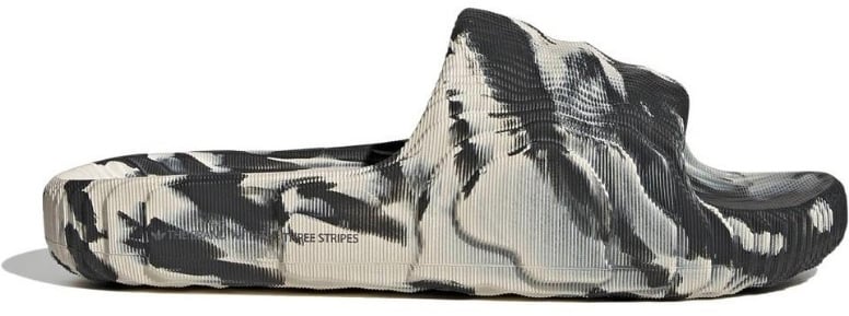 Adidas Adidas Adilette 22 Slides Black Grey Zwart