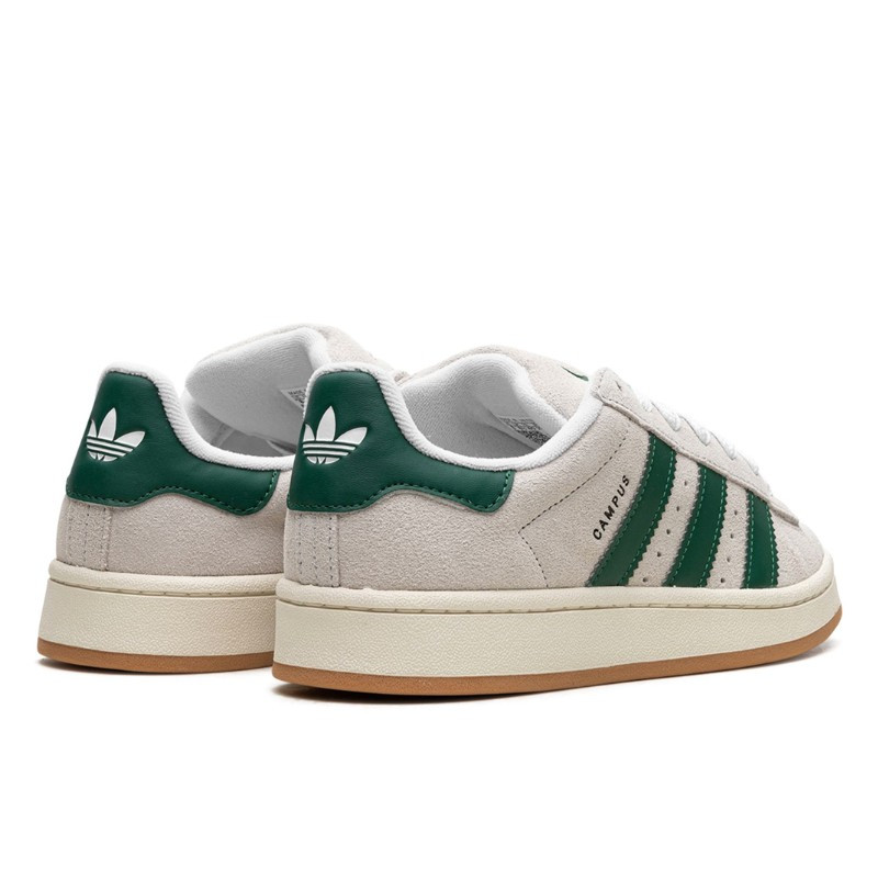 Adidas Adidas Campus 00s Crystal White Dark Green Grijs