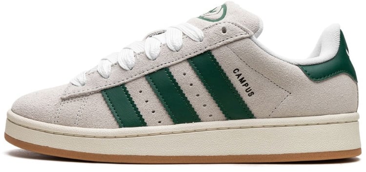 Adidas Adidas Campus 00s Crystal White Dark Green Grijs