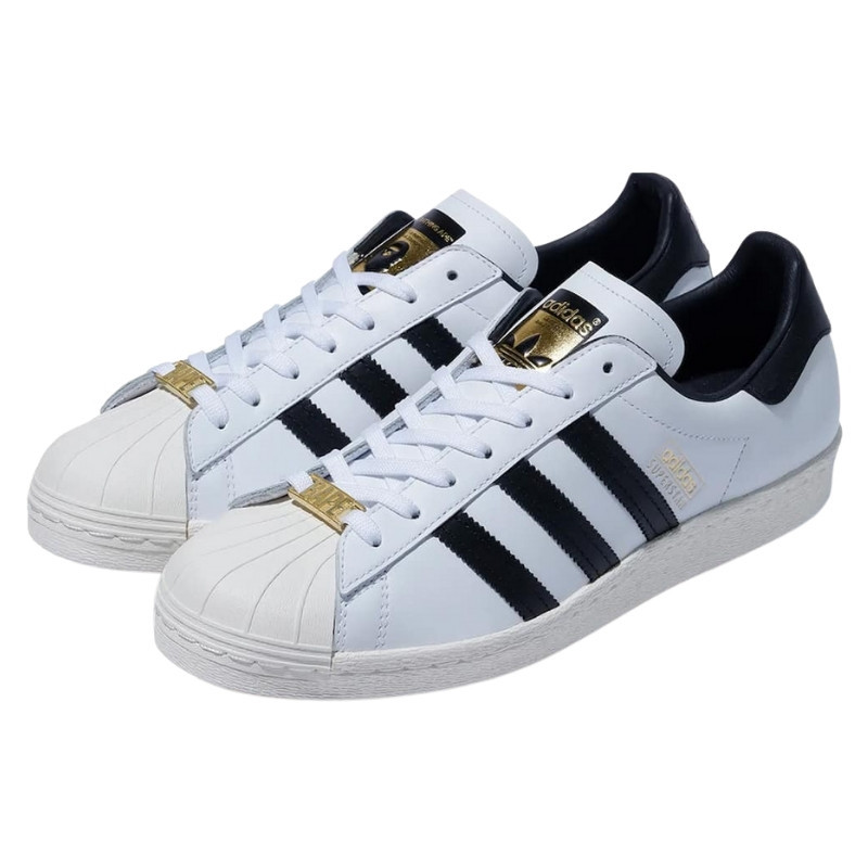 Adidas Adidas Superstar 80s Bape White Black Zwart