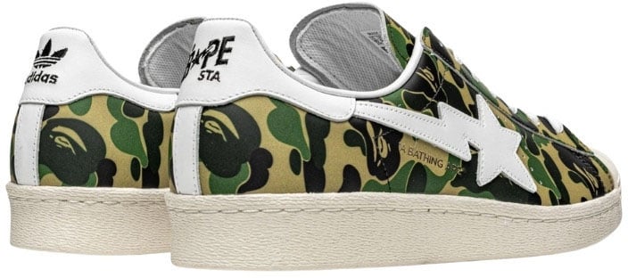 Adidas Adidas Superstar Bape ABC Camo Green Wit