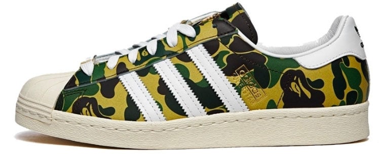 Adidas Adidas Superstar Bape ABC Camo Green Wit