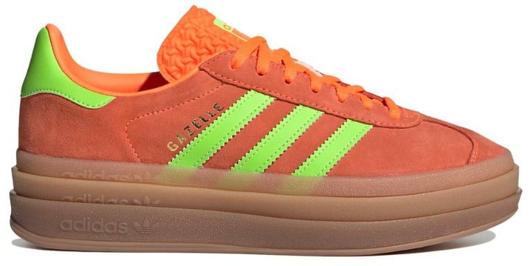 Adidas Adidas Gazelle Bold Solar Orange Solar Green Groen