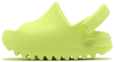 Adidas Adidas Yeezy Slide Glow Green (2022) Bébé Geel