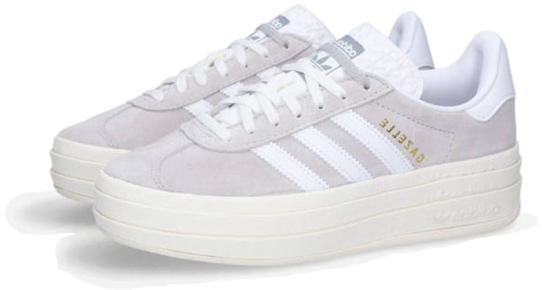 Adidas Adidas Gazelle Bold Grey White Lichtgrijs