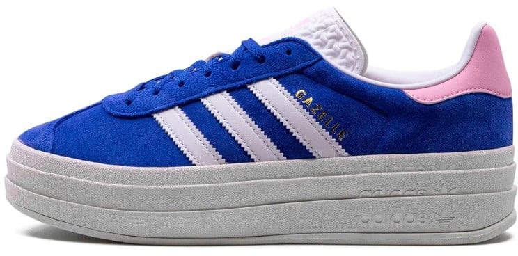 Adidas Adidas Gazelle Bold True Pink Semi Lucid Blue Blauw