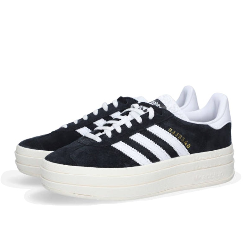 Adidas Adidas Gazelle Bold Core Black White Zwart