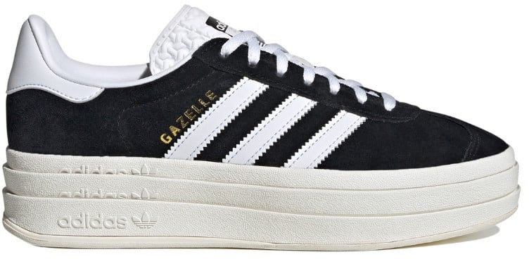 Adidas Adidas Gazelle Bold Core Black White Zwart
