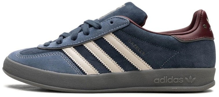 Adidas Adidas Gazelle Indoor Crew Navy Burgundy Blauw