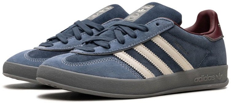 Adidas Adidas Gazelle Indoor Crew Navy Burgundy Blauw
