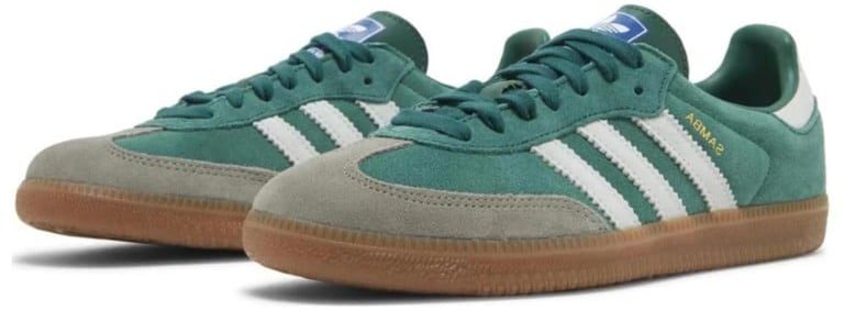 Adidas Adidas Samba OG Collegiate Green Gum Grey Toe Groen