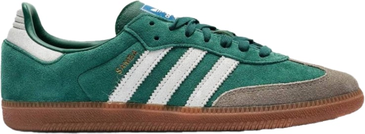 Adidas Adidas Samba OG Collegiate Green Gum Grey Toe Groen