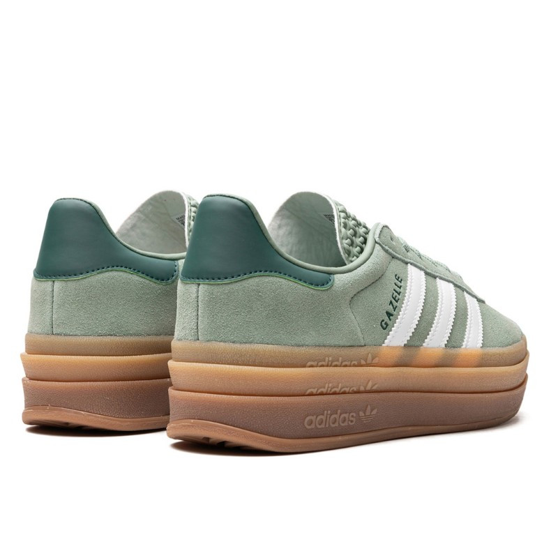 Adidas Adidas Gazelle Bold Silver Green Gum Lime
