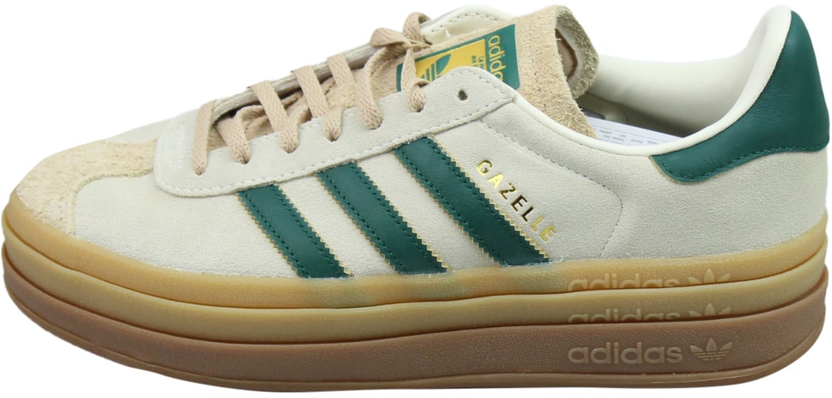 Adidas Adidas Gazelle Bold Cream Collegiate Green (Dames) Groen