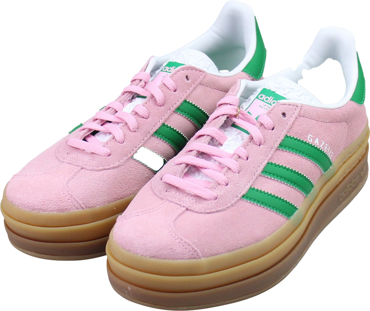 Adidas Adidas Gazelle Bold 'True Pink Green Cloud White' Groen