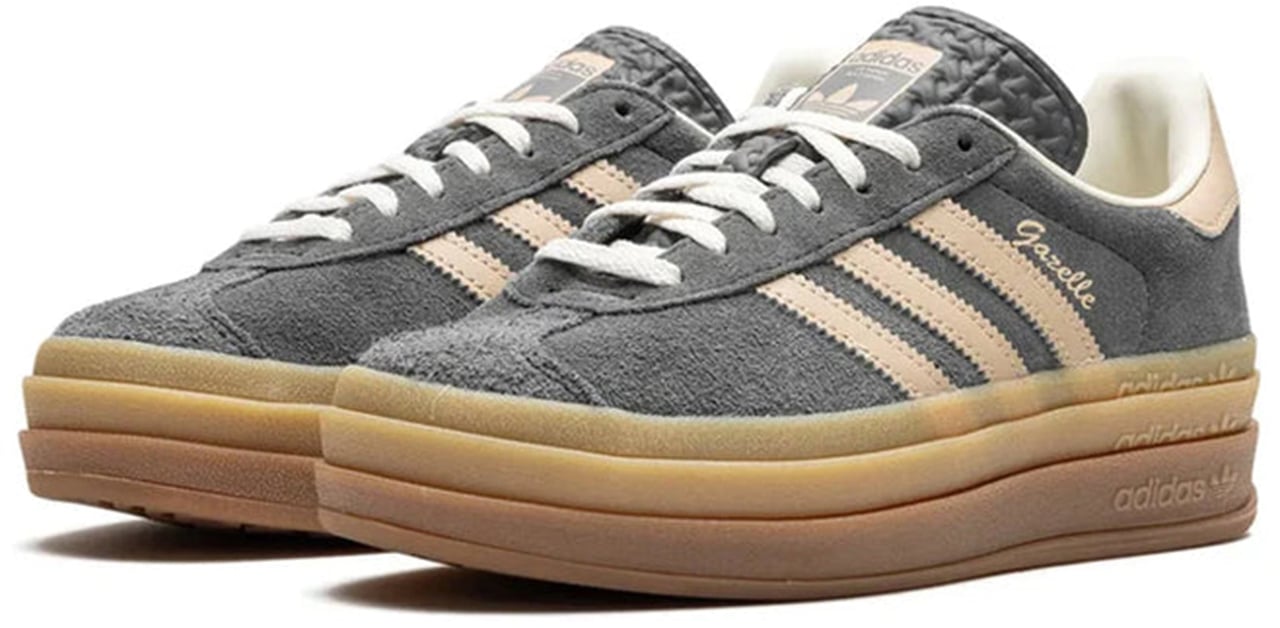 Adidas Adidas Gazelle Bold Grey Magic Beige Gum (W) Divers