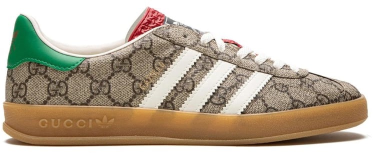 Adidas Adidas Gazelle Gucci GG Beige Monogram Grijs