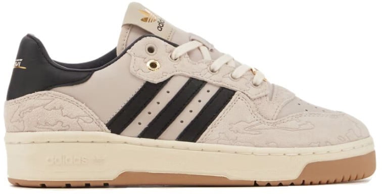 Adidas Adidas Rivalry Low Nadeshot Chalk Pearl Black Grijs