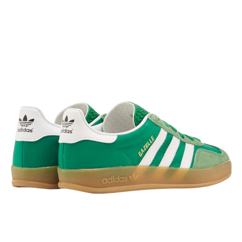 Adidas Adidas Gazelle Indoor Green White Gum Donkergroen