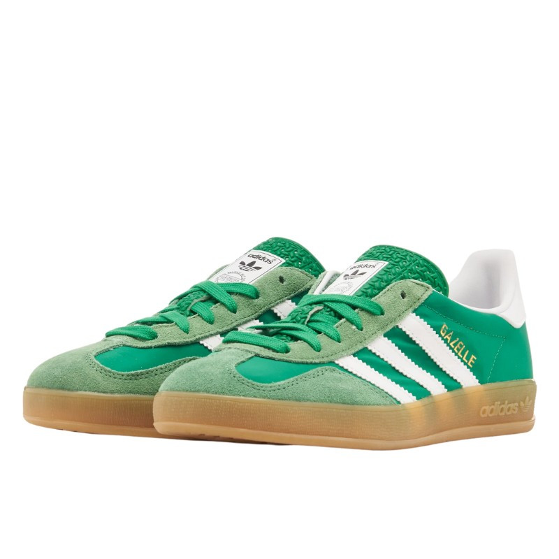 Adidas Adidas Gazelle Indoor Green White Gum Donkergroen