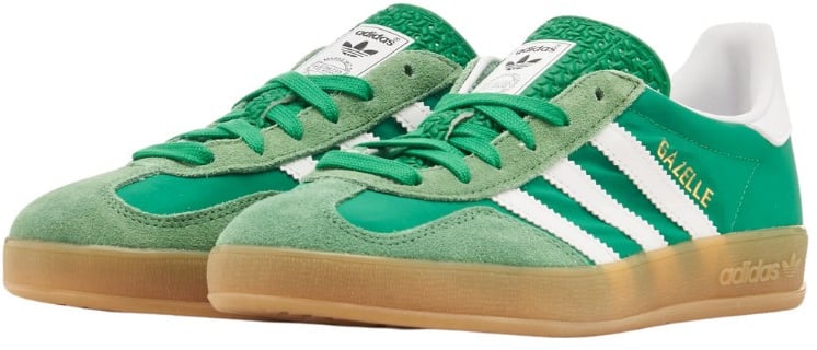 Adidas Gazelle Indoor Green White Gum Donkergroen