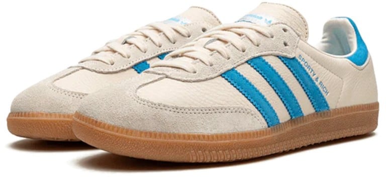 Adidas Adidas Samba OG Sporty & Rich Beige Blue Blauw