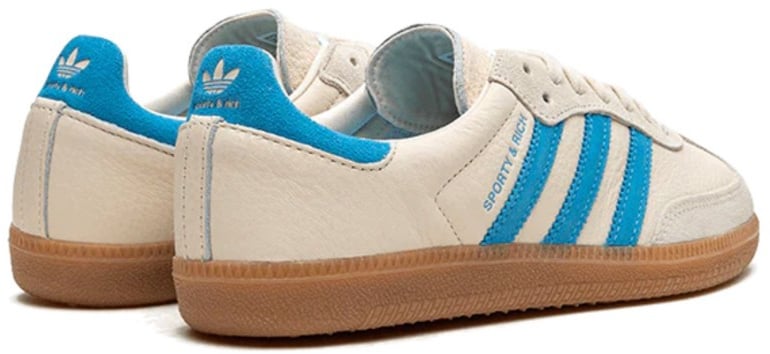 Adidas Adidas Samba OG Sporty & Rich Beige Blue Blauw