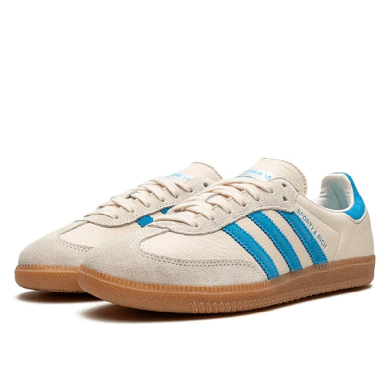 Adidas Adidas Samba OG Sporty & Rich Beige Blue Blauw