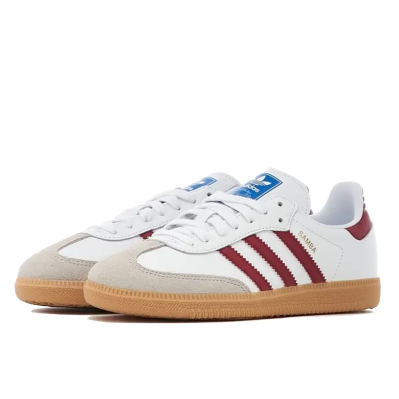 Adidas Adidas Samba OG White Burgundy Gum Wit