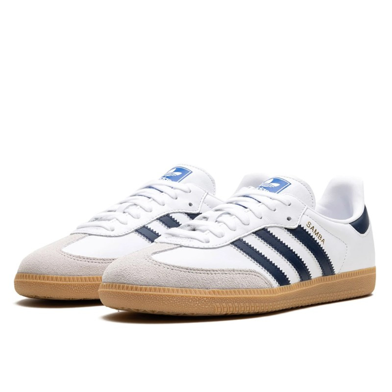 Adidas Adidas Samba OG White Night Indigo Gum Wit