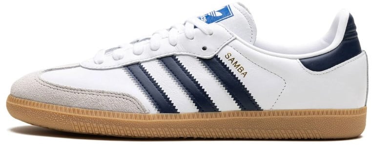Adidas Adidas Samba OG White Night Indigo Gum Wit
