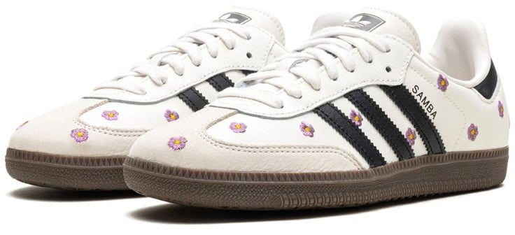 Adidas Adidas Samba Light Purple Floral Zwart