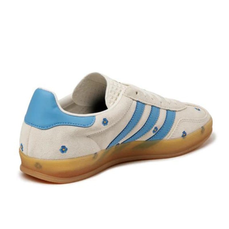 Adidas Adidas Gazelle Indoor Light Blue Floral Wit