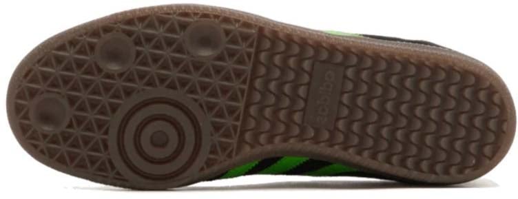 Adidas Adidas Samba Deco SPZL Core Black Lucid Lime Zwart