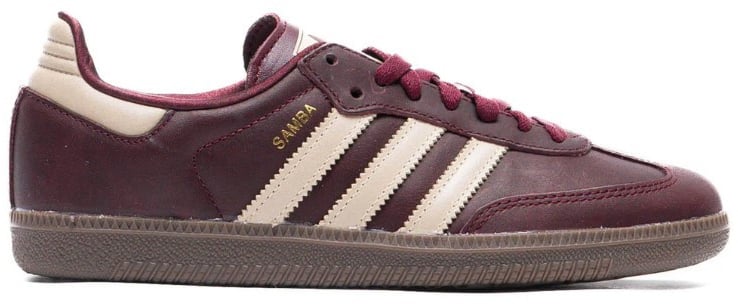 Adidas Adidas Samba OG Maroon Crystal Sand Bruin