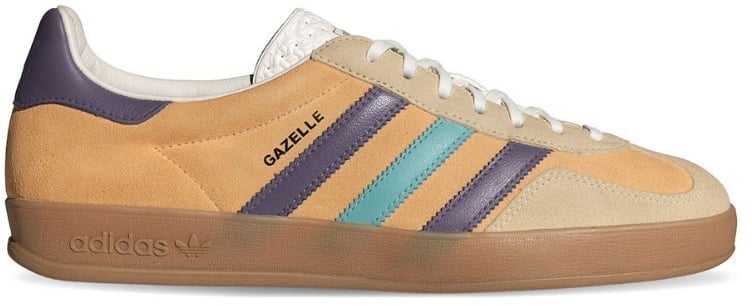 Adidas Adidas Gazelle Indoor Glow Orange Shadow Violet Geel