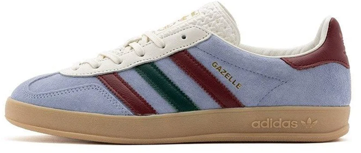 Adidas Adidas Gazelle Indoor 'Blue Dawn Collegiate Burgundy' Blauw