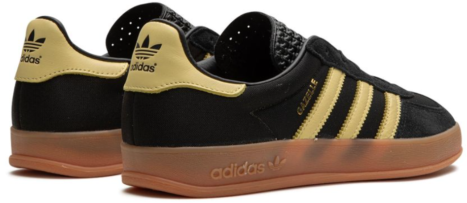 Adidas Gazelle Indoor Core Black / Almost Yellow / Gum Geel