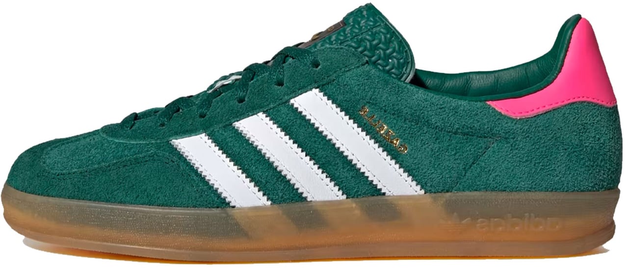 Adidas Adidas Gazelle Indoor Collegiate Green Lucid Pink Divers