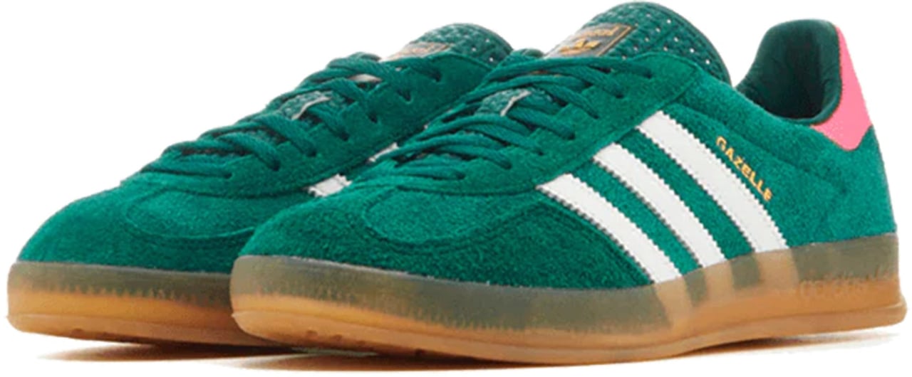 Adidas Adidas Gazelle Indoor Collegiate Green Lucid Pink Divers
