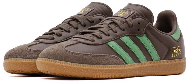 Adidas Adidas Samba OG Shadow Olive Preloved Green Zwart