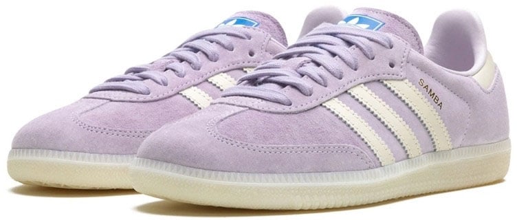 Adidas Adidas Samba OG Silver Dawn Chalk Paars