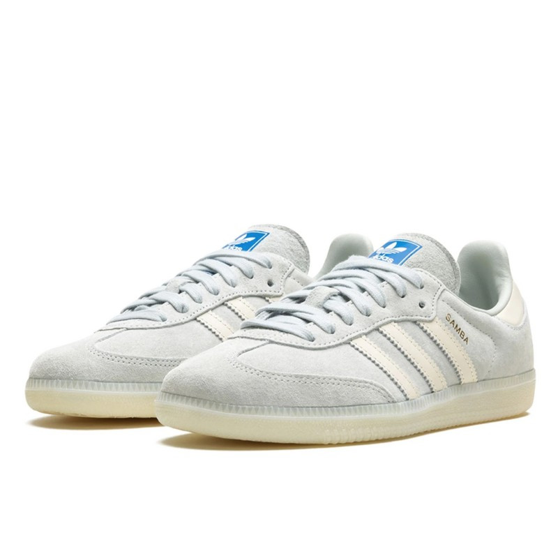 Adidas Adidas Samba OG Wonder Silver Blauw
