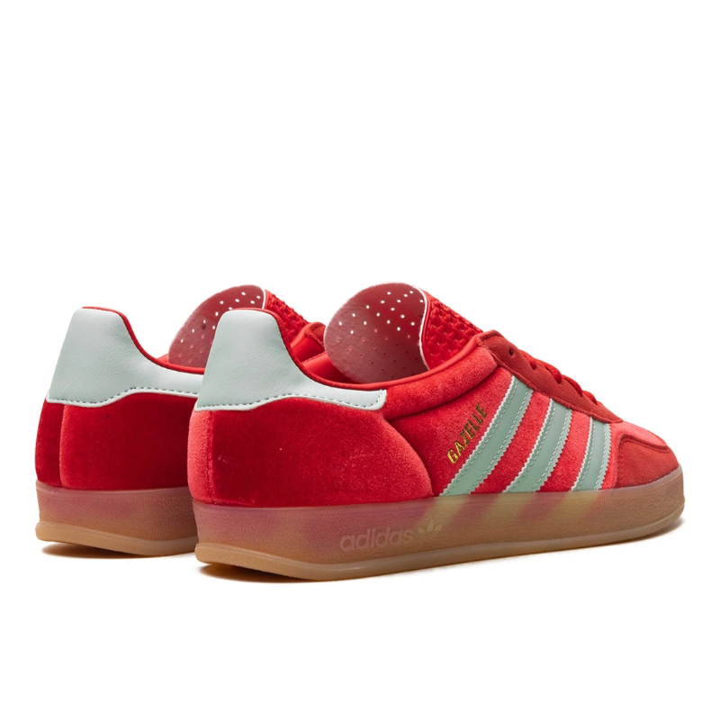 Adidas Adidas Gazelle Indoor Better Scarlet Hazy Green Rood