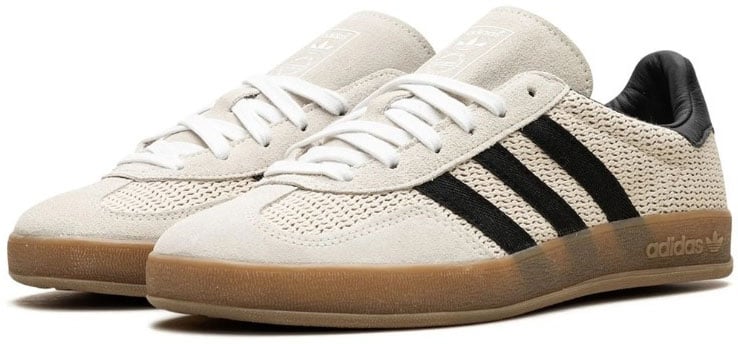 Adidas Adidas Gazelle Indoor Aluminium Core Black Wit