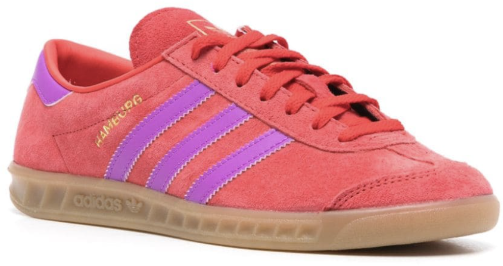 Adidas Hamburg W Red/purple Burst/gum 3 Divers