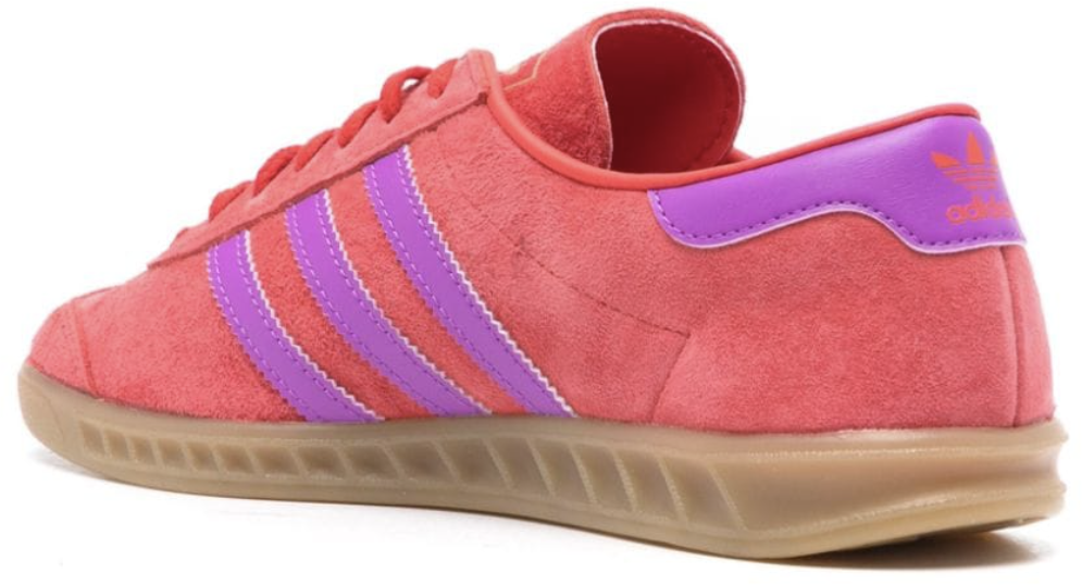 Adidas Hamburg W Red/purple Burst/gum 3 Divers